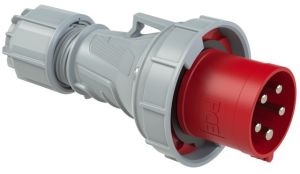 CEE 5P/63A/400V stekker rood IP-67