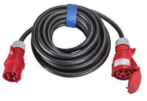 CEE verlengsnoer 25m 32A 5x4qmm H07 IP44