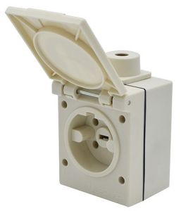 Perilex opbouw stopcontact 16A SWD IP44 Power