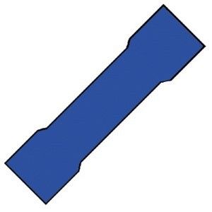 Kabelschoen verbinder blauw