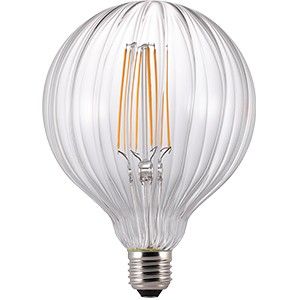 Nordlux LED Globe G125 E27 2-15W 2200K AVRA helder gestreept