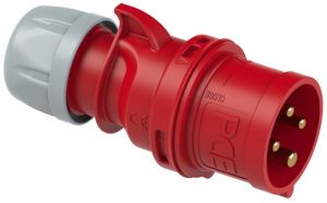 CEE 4P/16A/400V stekker rood