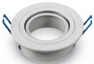 Inbouwspot verstelbaar 50mm rond wit
