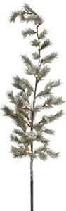 LED dennetak 67 lamps groen met sneeuw 180cm