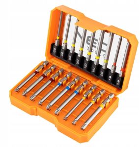 Bitset 18-delig in opbergbox extra lang X18