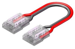 COB strip koppelstuk met 15cm draad 2pin 8mm