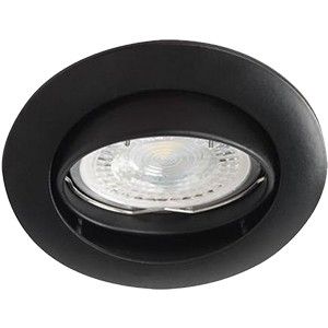 Inbouwspot 50mm verstelbaar zwart