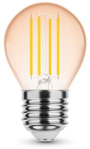 Modee LED kogel E27 4-28W 1800K filament amber dimbaar
