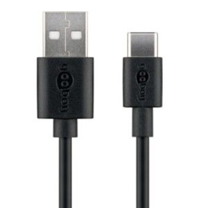 USB - USB-C laadkabel 3m zwart