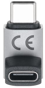 USB-C adapter - male/female verticaal kort