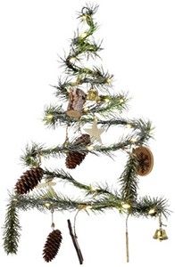 Hangende kerstboom spiraal 40 LEDS excl. batterij 2xAA