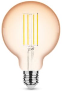 Modee LED Globe G95 E27 4-28W 1800K filament amber dimbaar