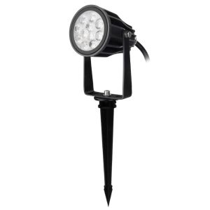 RGB-CCT LED tuinspot IP65 6W rond zwart IP66