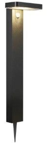 LED Solar tuinlamp op spie Rica 5W 3000K zwart 60cm