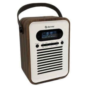 Radio DAB+ & FM 230v + dual wekfunctie Retro