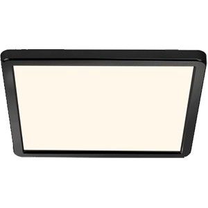 LED Plafonniere Oja 29 vierkant zwart 14,5W 3000K/ 4000K 29cm