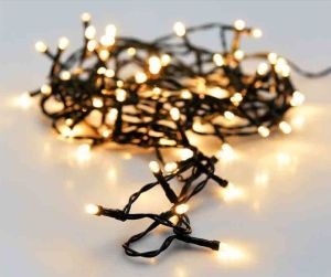 Connectable strengverlichting 100 LEDS 7,5m extra warm wit
