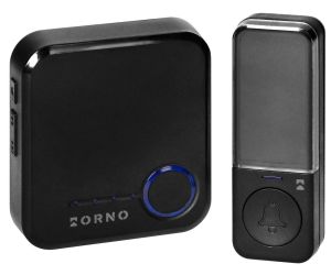 Draadloze deurbel set 200m plug-in zwart SMART Wi-Fi TUYA