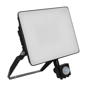 V-TAC LED Bouwlamp 30W 6500K zwart met sensor + kabelinvoer