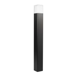 Paallamp zwart 80cm vierkant 12W LED IP44 3000K