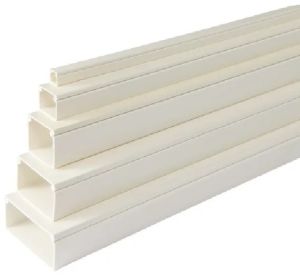 Leidinglijst 60x40mm WIT met deksel 2m
