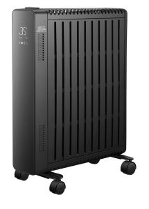 Convector radiator 2000W zwart SMART Wi-Fi TUYA