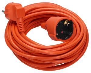 Verlengsnoer PVC oranje 3x1qmm 50m