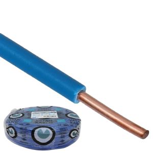 VD H07V-U draad Eca 2,5qmm blauw Vatan 100m