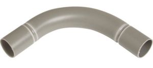 Bocht PVC 1 (25mm) grijs per stuk