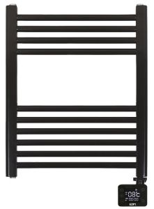 Handdoekradiator 400W met touch bediening zwart