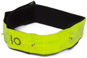 LED armband reflecterend fluor met ledjes