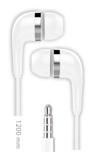 Oordopjes stereo 3,5mm jack wit
