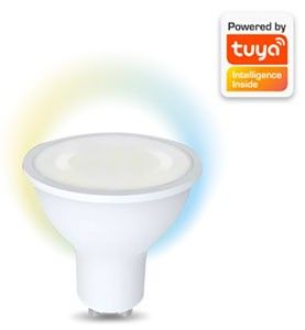 LED GU-10 mat wit 5W dimbaar SMART Wi-Fi TUYA