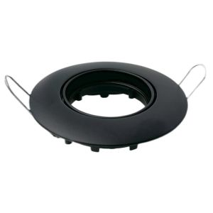 Inbouwspot 50mm verstelbaar zwart