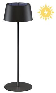 LED Solar Tafellamp 2W 3000K touch zwart