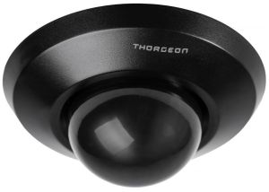 Aanwezigheidsmelder IR in/opbouw plafond 360 graden IP44 zwart