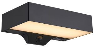 LED Solar wandlamp Monay 5W 3000K zwart IP44