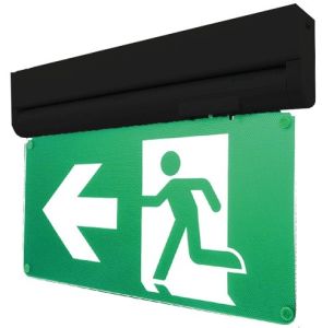 LED noodverlichting opbouw draaibaar 3,5W IP20 zwart