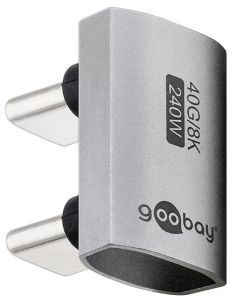 USB-C adapter - male/male U vorm
