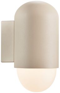 Wandlamp Heka E27 zandkleur IP54