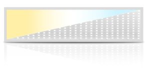 LED backlit paneel wit 120x30cm 40W 3CCT 4000Lm dimbaar