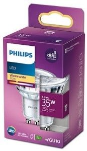 Philips LED spot GU10 230V 3,5-35W 2700K blister