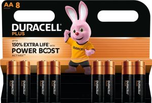Duracell Plus Power Boost batterij AA blister(8)