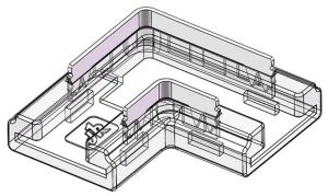 Hoekstuk voor LED COB flex LED1250