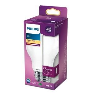 Philips LED GLS E27 13-120W 2700K filament mat blister