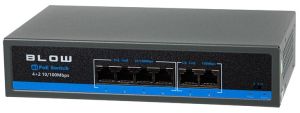PoE Netwerk switch 4 poorts 10/100/1000Mbps