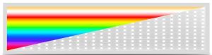 LED backlit paneel wit 120x30cm 40W RGB-CCT 4000Lm dimbaar