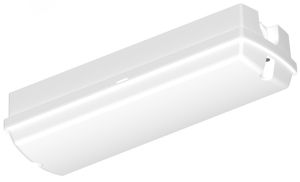 LED Portiek armatuur 8W 2CCT opaalkap IP65 + bewegingsmelder wit