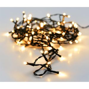Mini strengverlichting 40 LEDS warm wit + timer