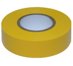 Isolatietape PVC 19mm rol 20m geel